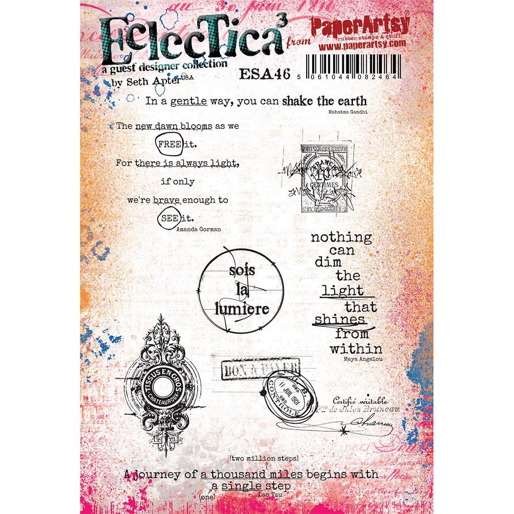 Paper Artsy Seth Apter Cling Stamps esa46