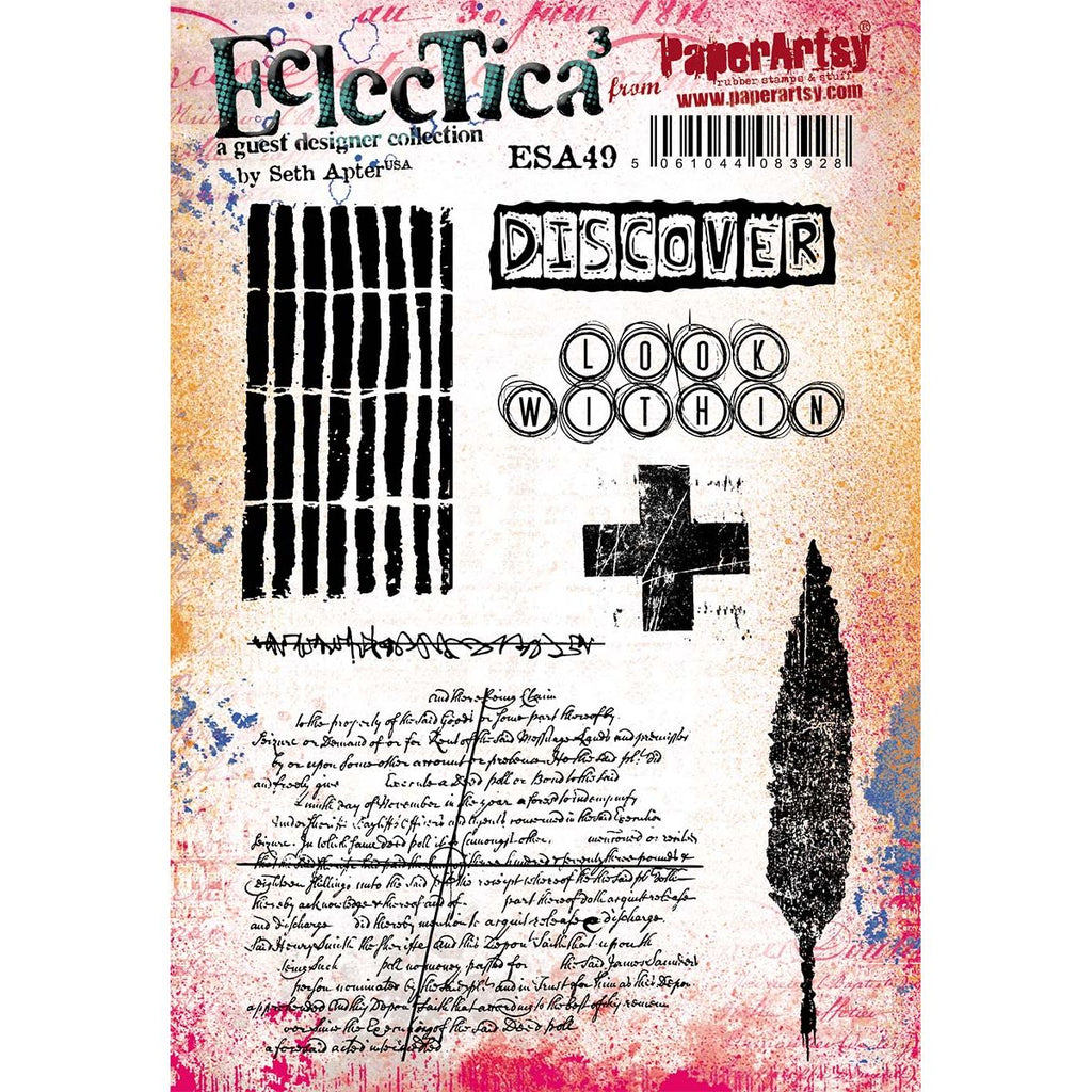 Paper Artsy Seth Apter Cling Stamps esa49