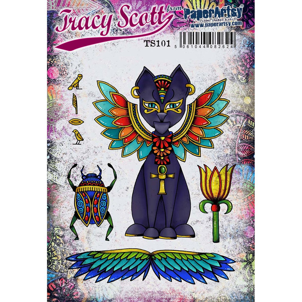 Paper Artsy Tracy Scott Cling Stamps ts101