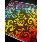 Paper Artsy Tracy Scott Mini Cling Stamps tsm34 rainbow