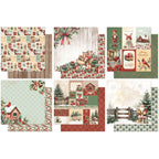 Paper Rose Christmas Tree Farm 12x12 Paper Pack 35253 sheets