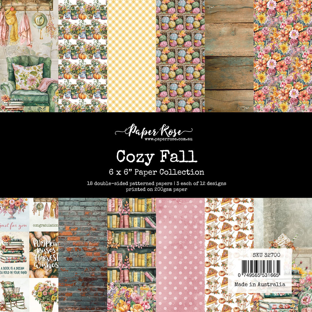 Paper Rose Cozy Fall 6x6 Paper 32700