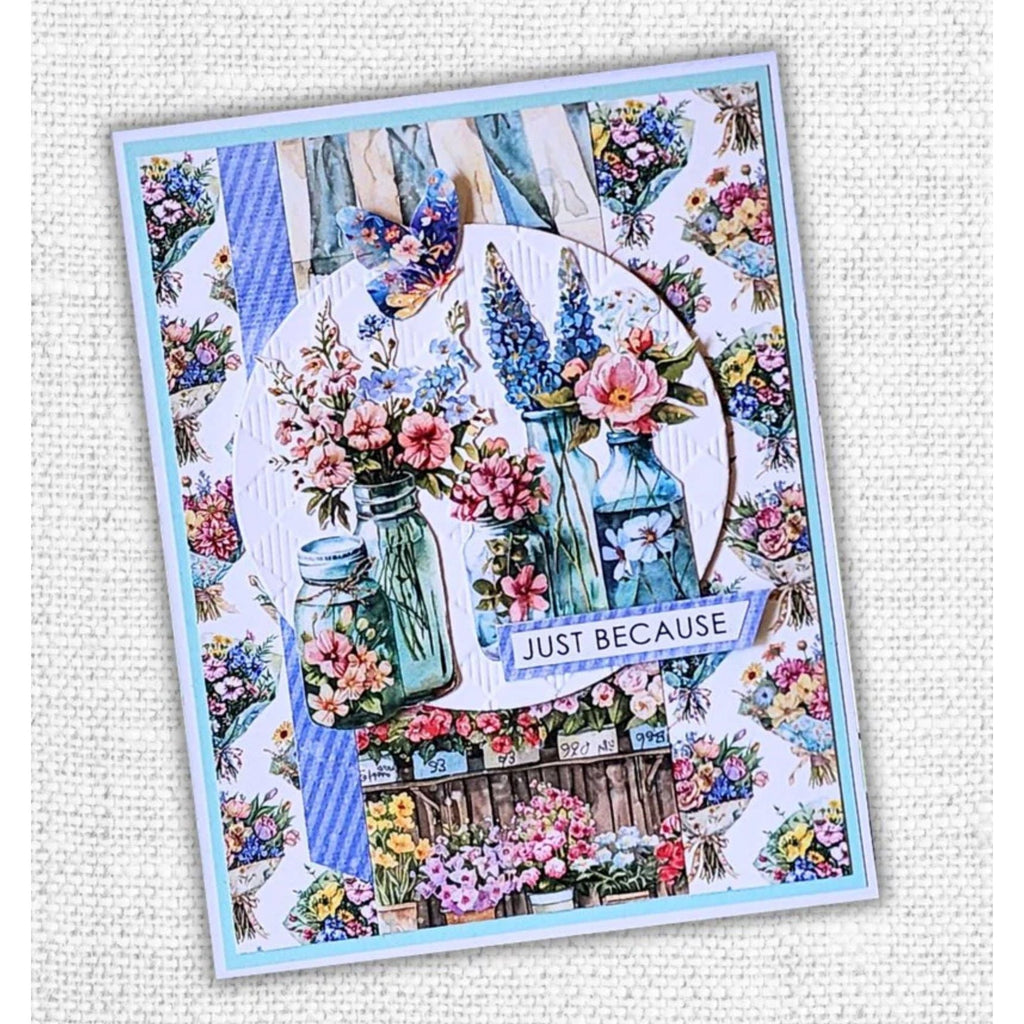 Paper Rose Flower Shoppe 6x6 Paper 33255 just because