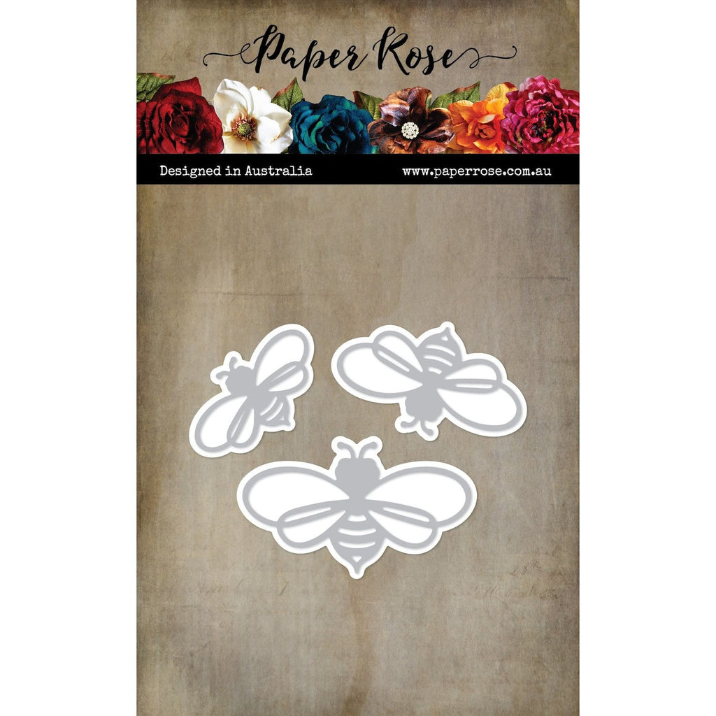 Paper Rose Honeybees Layered Dies 33906