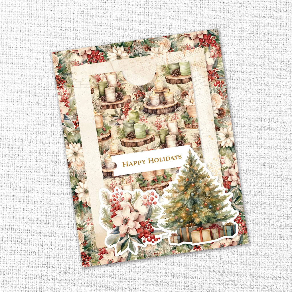 Paper Rose Joy To The World Basics 12x12 Paper Pack 35536 holidays
