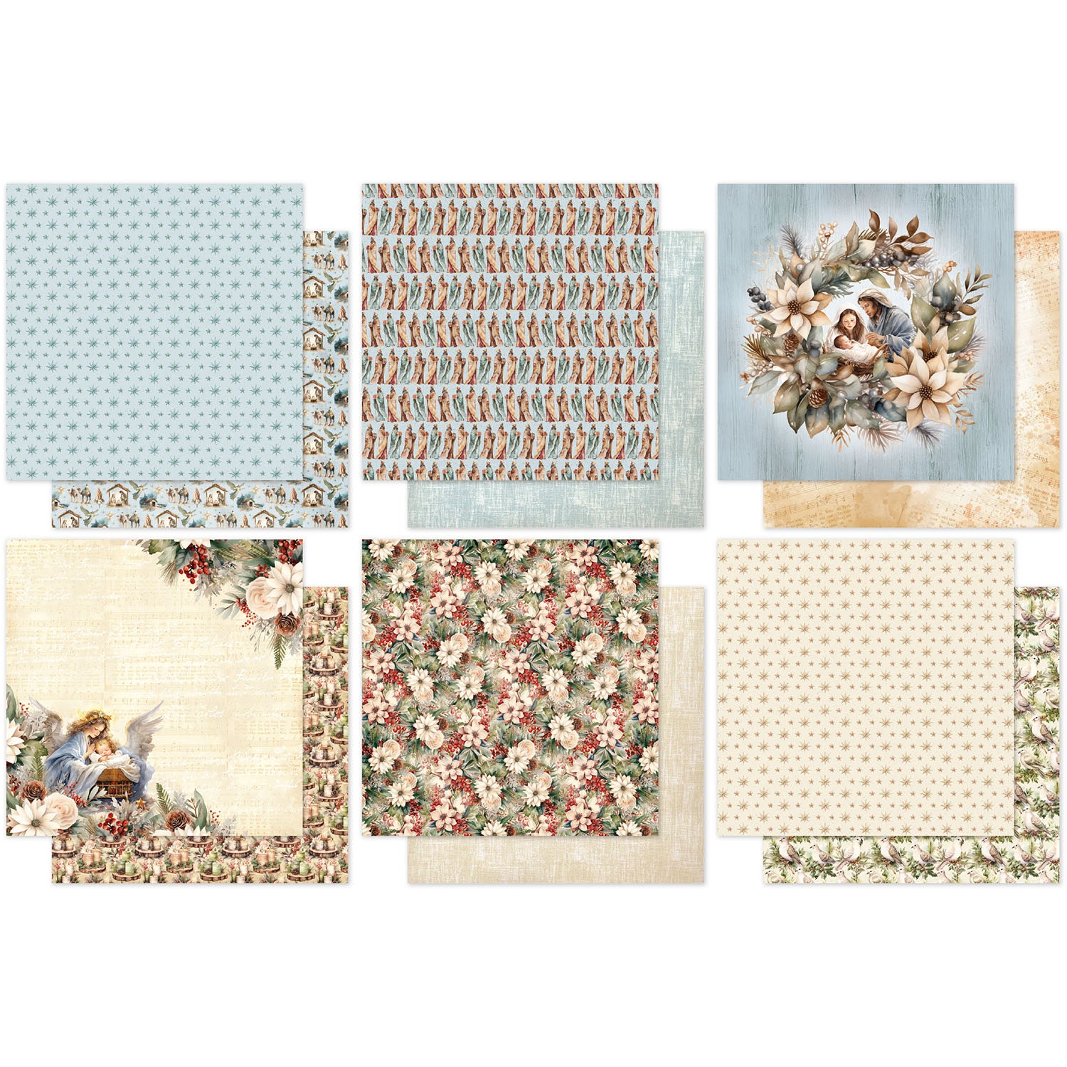 Paper Rose Joy To The World Basics 12x12 Paper Pack 35536 sheets