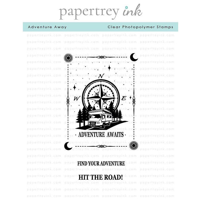 Papertrey Ink Adventure Away Clear Stamps 1594*
