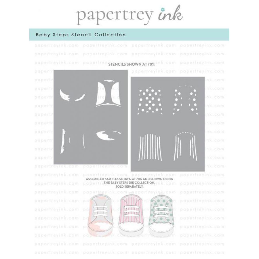 Papertrey Ink Baby Steps Stencils -0089