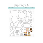 Papertrey Ink Build-A-Bear Dies pti-1099