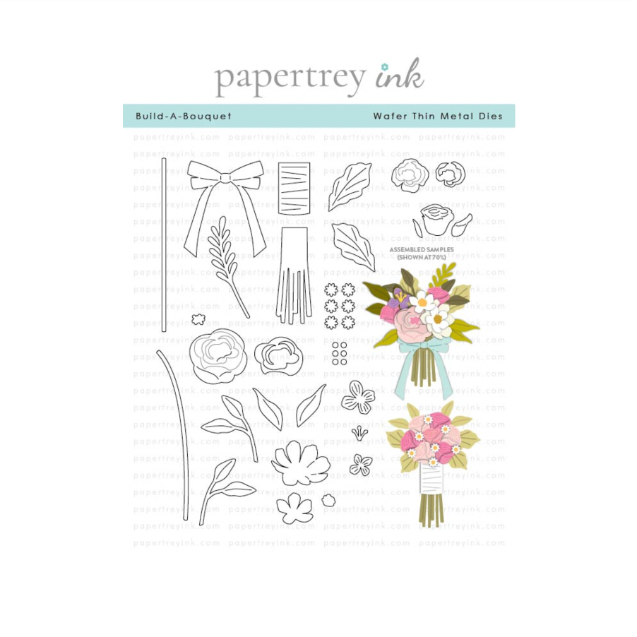 Papertrey Ink Build-A-Bouquet Dies pti-1052