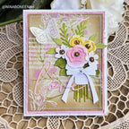 Papertrey Ink Build-A-Bouquet Dies pti-1052 butterfly