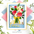 Papertrey Ink Build-A-Bouquet Dies pti-1052 love