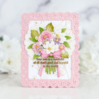 Papertrey Ink Build-A-Bouquet Dies pti-1052 pink 