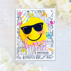Papertrey Ink Build-An-Emoji Dies pti-1063 happy birthday