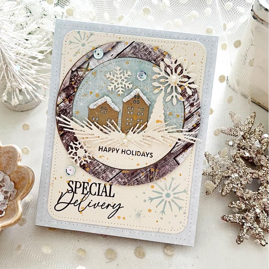 Papertrey Ink Circles Dies pti-1044 snowflakes