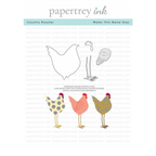 Papertrey Ink Country Rooster Dies pti-1075