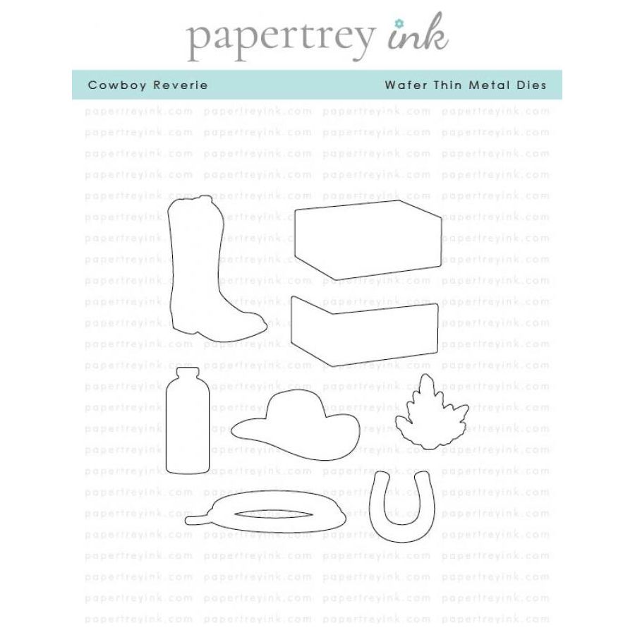 Papertrey Ink Cowboy Reverie Dies pti-0937