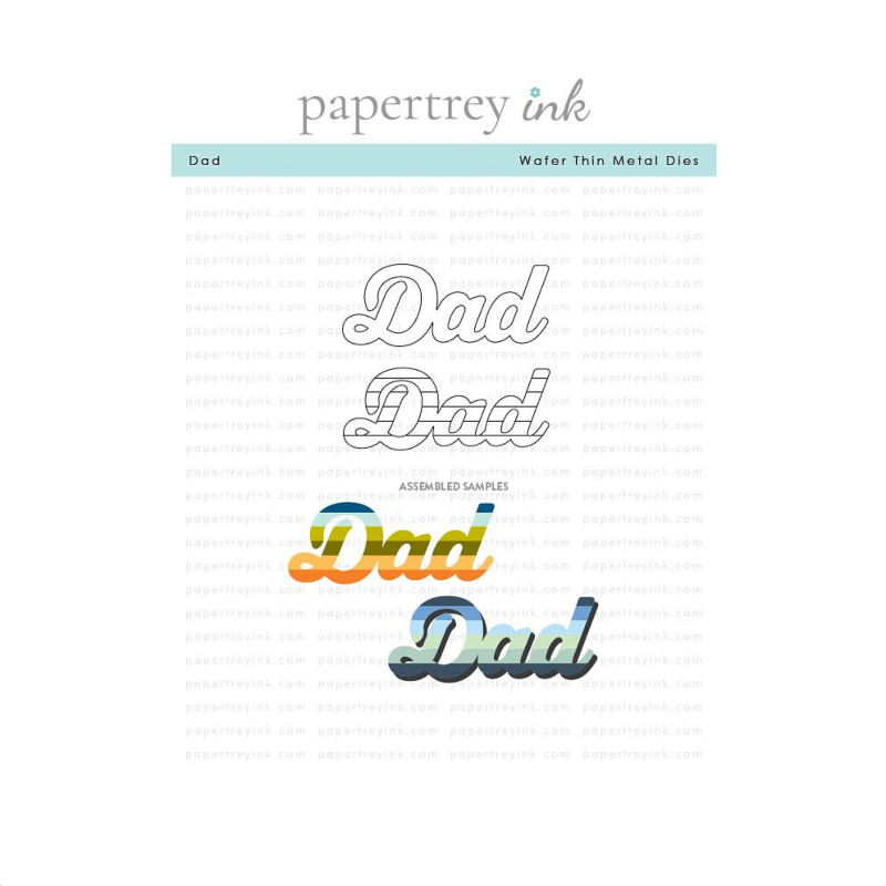 Papertrey Ink Dad Word Dies pti-1088