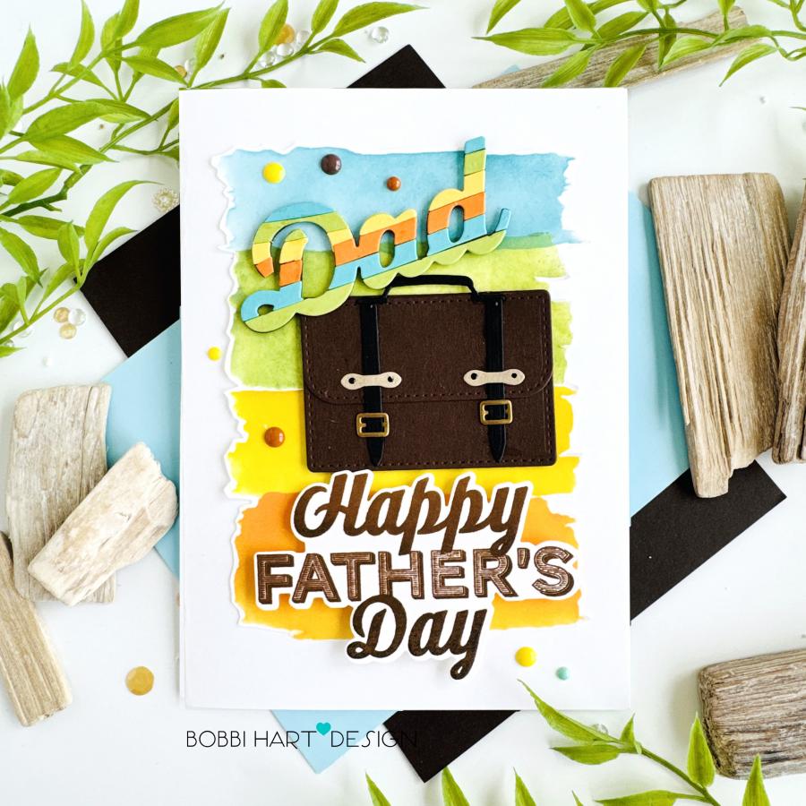 Papertrey Ink Dad Word Dies pti-1088 father's day