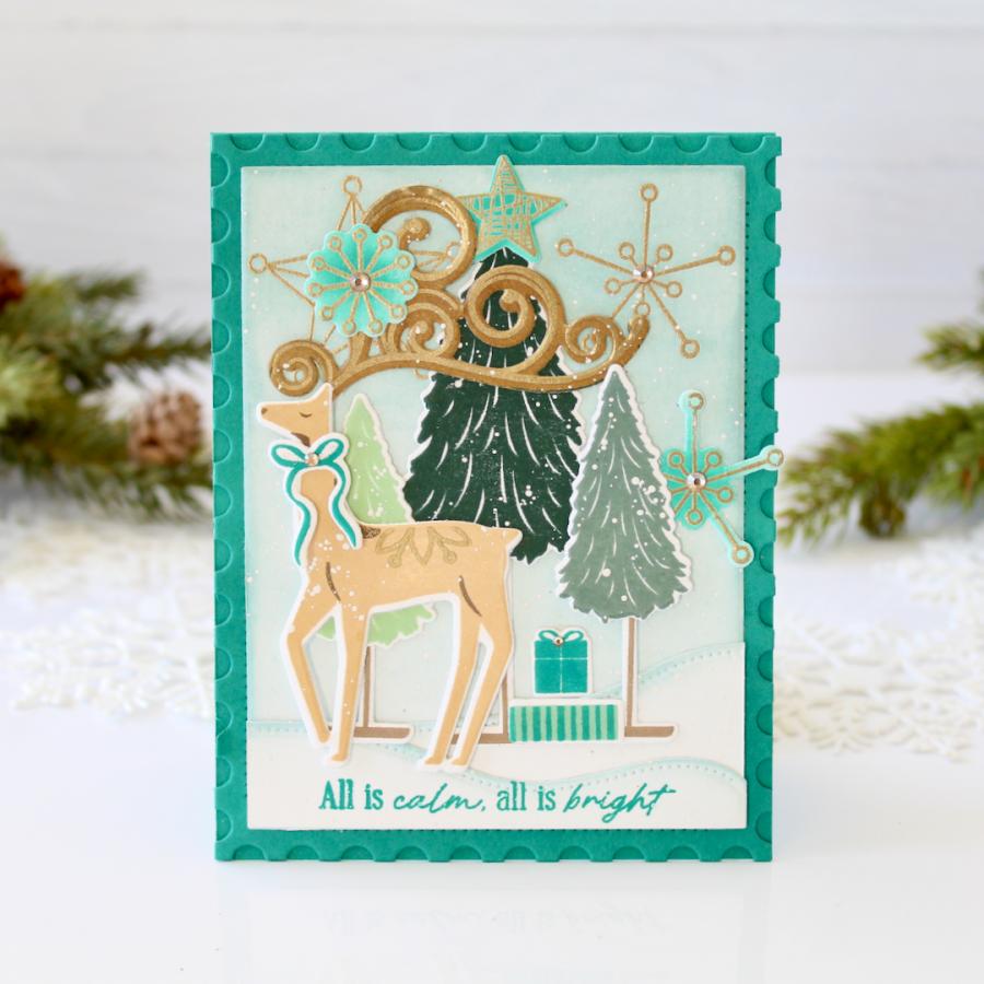 Papertrey Ink Deerest Blessings Dies pti-0862 antlers