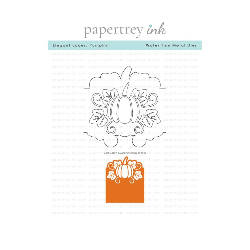 Papertrey Ink Elegant Edges Pumpkin Dies pti-0996