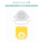 Papertrey Ink Elegant Edges Sunflower Dies pti-0843
