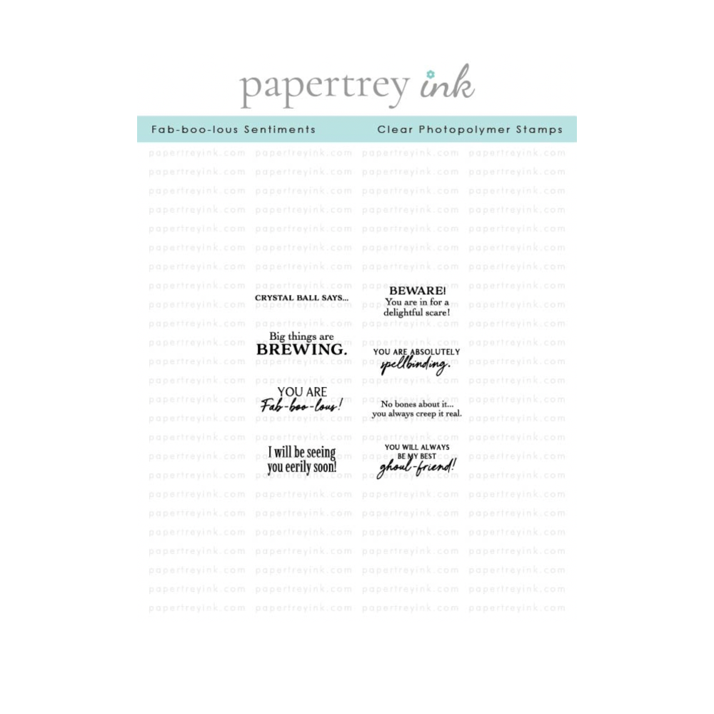 Papertrey Ink Fab-boo-lous Sentiments Clear Stamps 1660