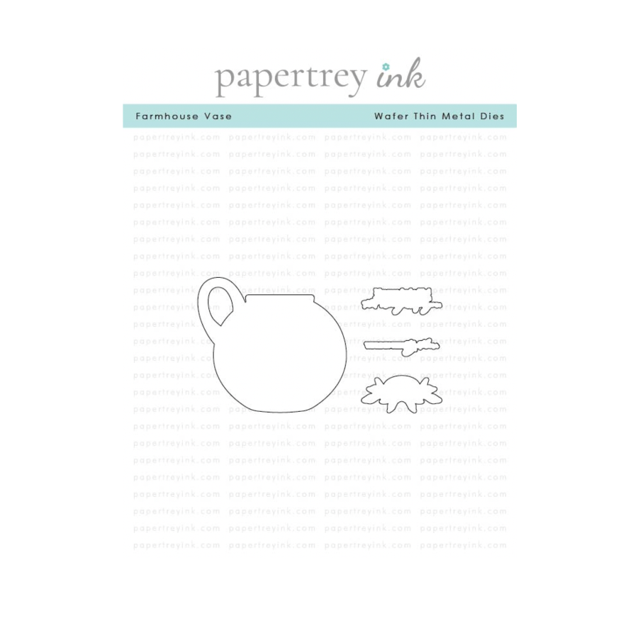 Papertrey Ink Farmhouse Vase Dies pti-1018