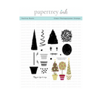 Papertrey Ink Festive Roots Clear Stamps 1668