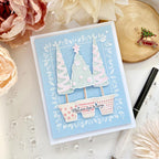 Papertrey Ink Festive Roots Dies pti-1004 blue