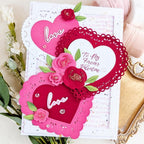 Papertrey Ink Heirloom Hearts Dies pti-1053 valentine