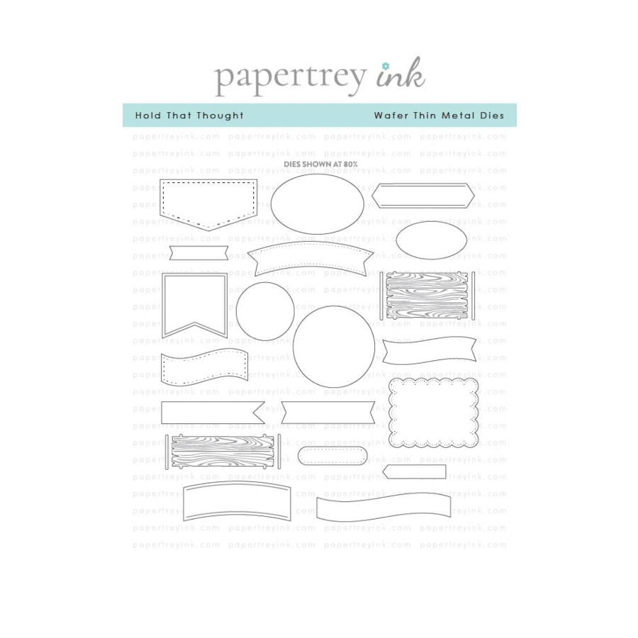 Papertrey Ink Hold That Thought Dies pti-1024