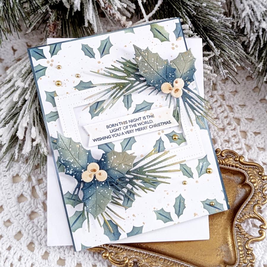 Papertrey Ink Holly Berries Stencils-0097 berries
