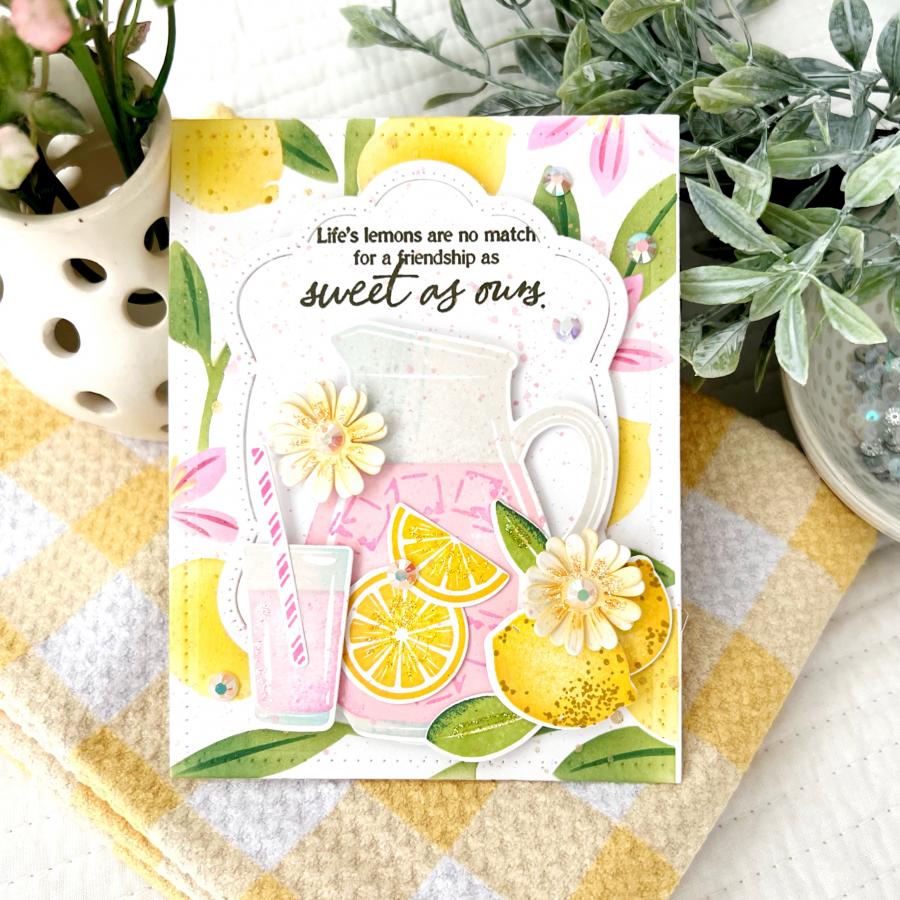 Papertrey Ink Life's Lemons Stencils -0086 sweet