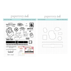 Papertrey Ink North Pole Mail Clear Stamp and Die Set