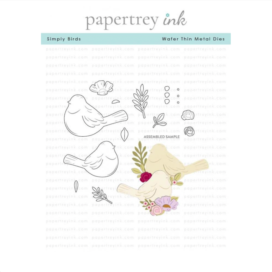 Papertrey Ink Simply Birds Dies pti-1074