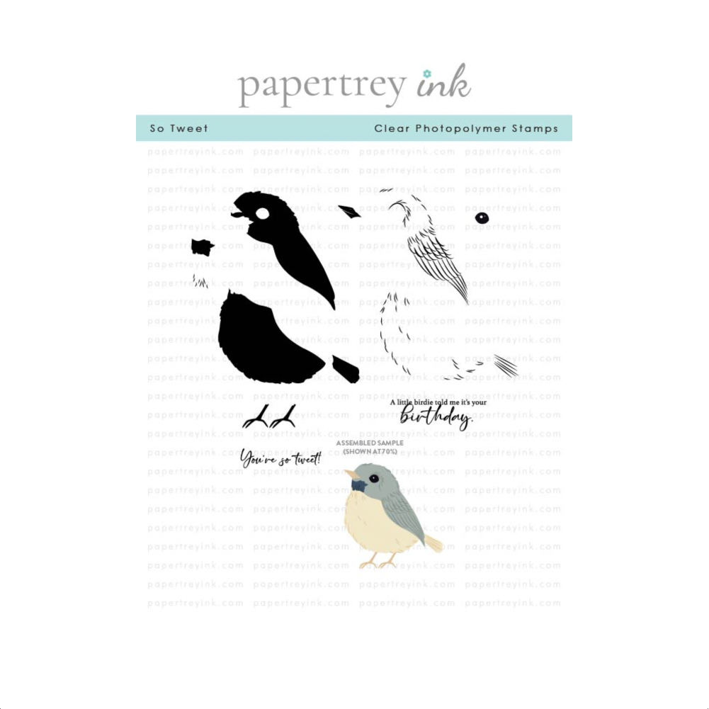 Papertrey Ink So Tweet Clear Stamps 1658