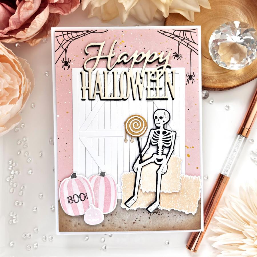 Papertrey Ink Spooky Delights Dies pti-0982 halloween