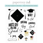 Papertrey Ink The Bigs Congrats To The Grad Clear Stamps 1634