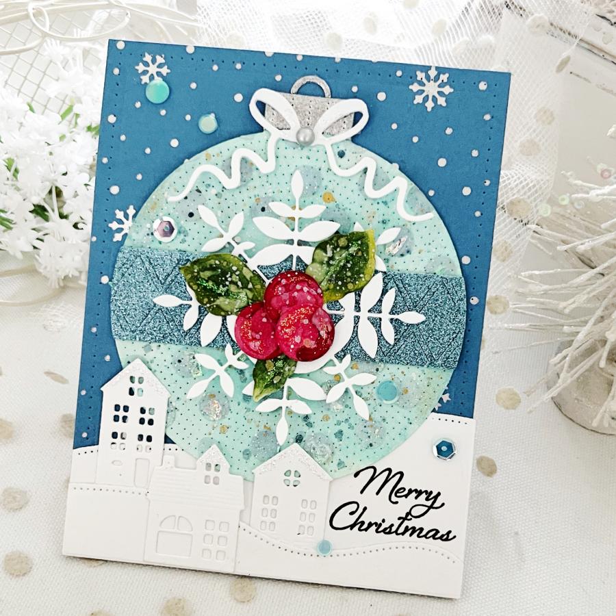 Papertrey Ink Timeless Ornament Dies pti-1019 snowflakes