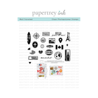 Papertrey Ink Well Traveled Clear Stamps 1648
