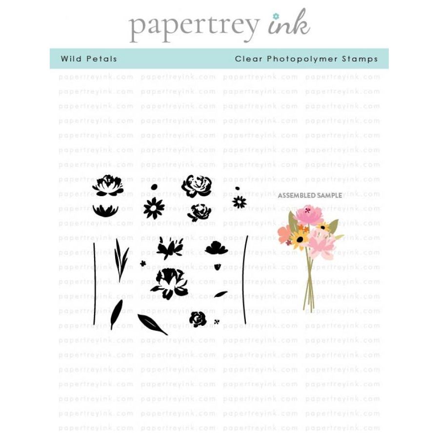Papertrey Ink Wild Petals Clear Stamps 1641