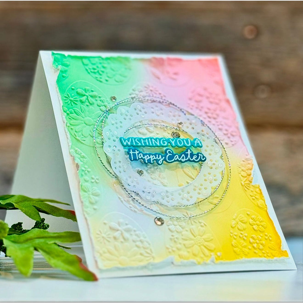 Simon Says Stamp Embellishment Mix Pastel Ice 0225pi Favorite Things Easter Card