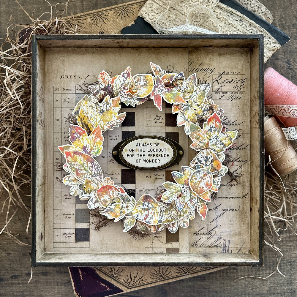 Simon Says Stamp Nature's Wonder Wafer Dies 343sss Fall Vignette | color-code:ALT09