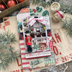 Tim Holtz Fabric By The Yard Christmas Holly pwth337 Eclectic Elements Palette | color-code:ALT02