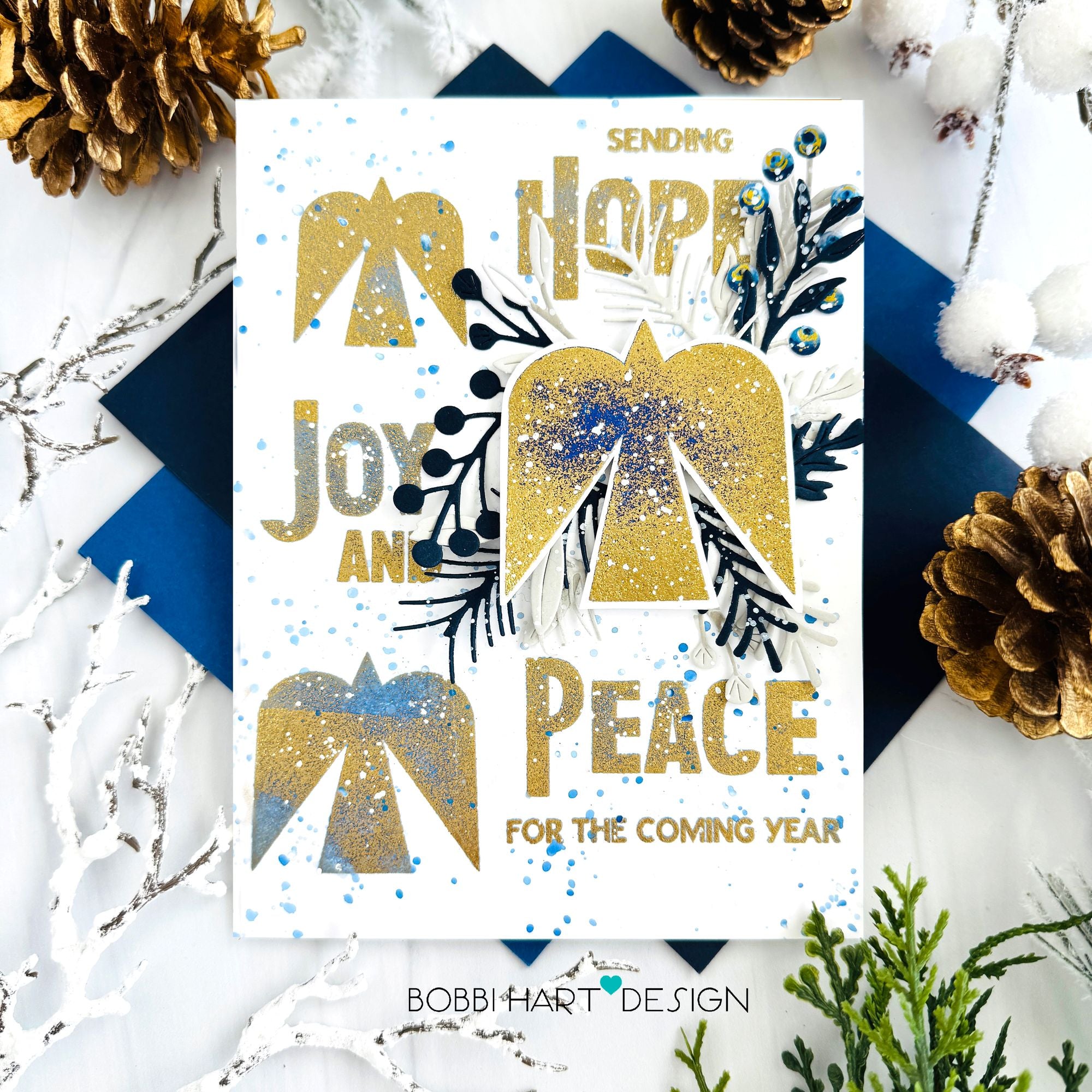 Simon Says Stamps and Dies Peacebird Bundle set1094pb And Everything Nice Christmas Card | color-code:ALT02