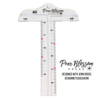Pear Blossom Press T-Square Ruler A2 24682