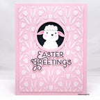 Simon Says Stamp Peeking Lamb Wafer Dies s1001 Favorite Things Easter Card