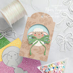 Simon Says Stamp Peeking Lamb Wafer Dies s1001 Favorite Things Easter Tag