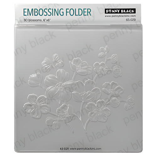 Penny Black 3D Blossoms Embossing Folder 65-029